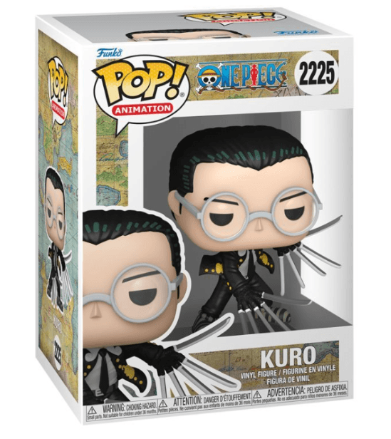 Funko - POP! - One Piece – Kuro Vinyl Figur Black Cat Pirates ca. 9 cm