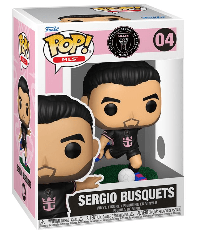 Funko - POP! - MLS: Inter Miami - Sergio Busquets (Away) Vinyl