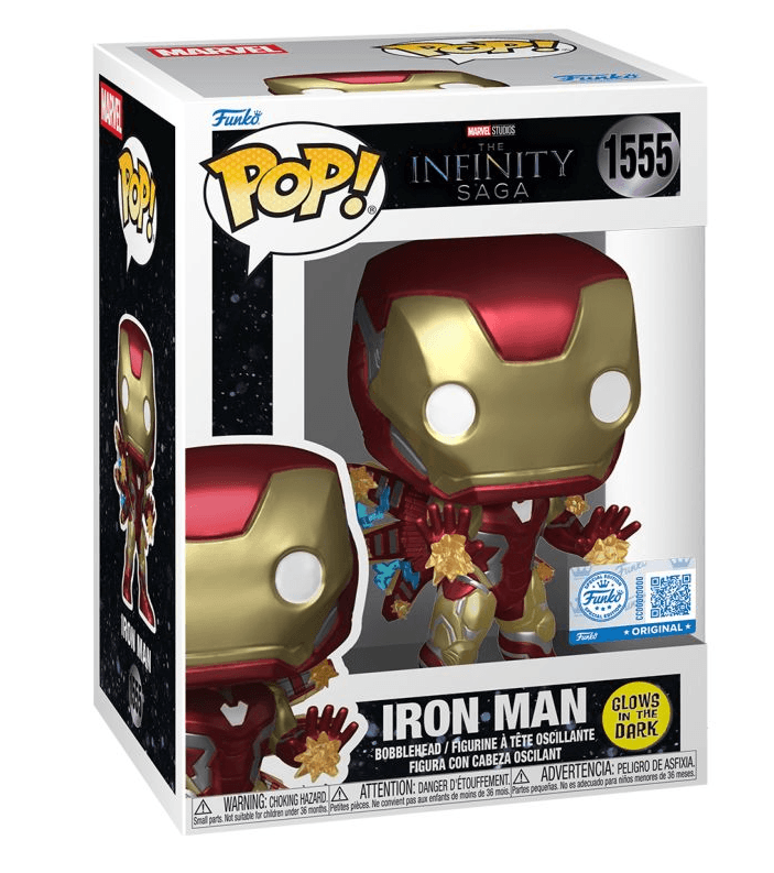 Funko - POP! - Marvel - Avengers: Endgame - Iron Man Exclusive Glow Plus
