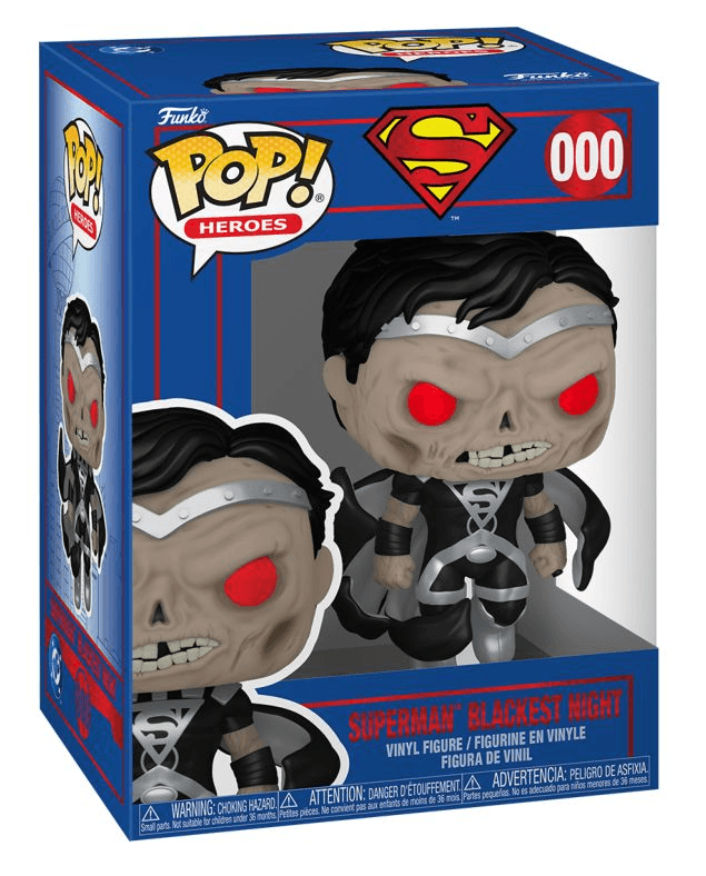 Funko - POP! - DC Comics: Shield Through the Ages - Superman (Blackest Night) Vinyl