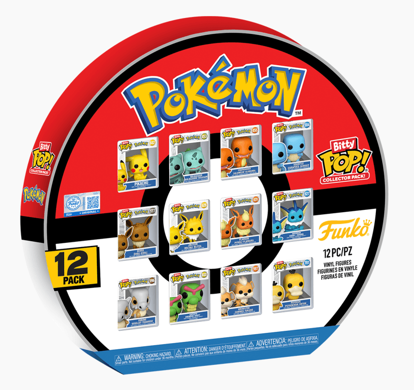 Funko - POP! - Pokemon - Pokeball Bitty Pop! 12-Pack