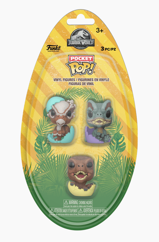 Funko - POP! - Jurassic World - Easter Pocket Pop! 3-Pack