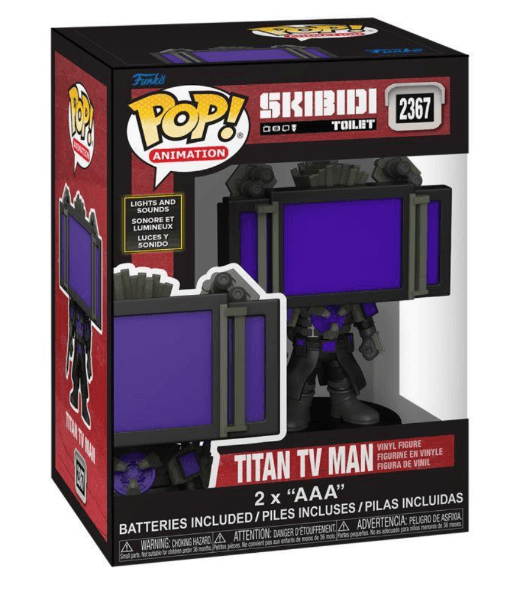 Funko - POP! - Skibidi Toilet – Titan TV Man Vinyl (with SFX)