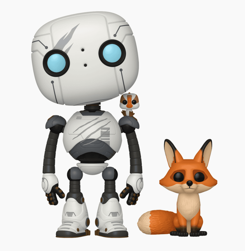 Produktbild Funko - POP! - The Wild Robot - Roz with Fink & Brightbill Vinyl 2 von 2