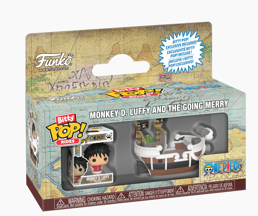 Funko - POP! - One Piece - Luffy w/Going Merry Bitty Pop! Ride