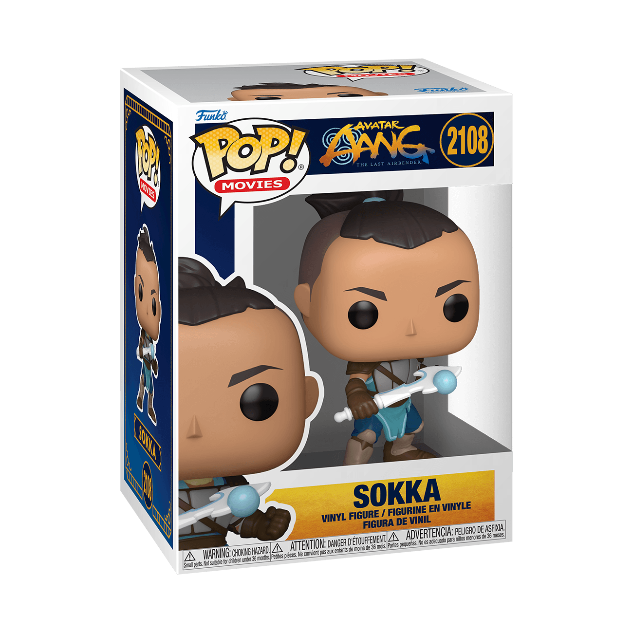 Funko - POP! Movies - Avatar Aang: Der Herr der Elemente - Sokka Vinylfigur