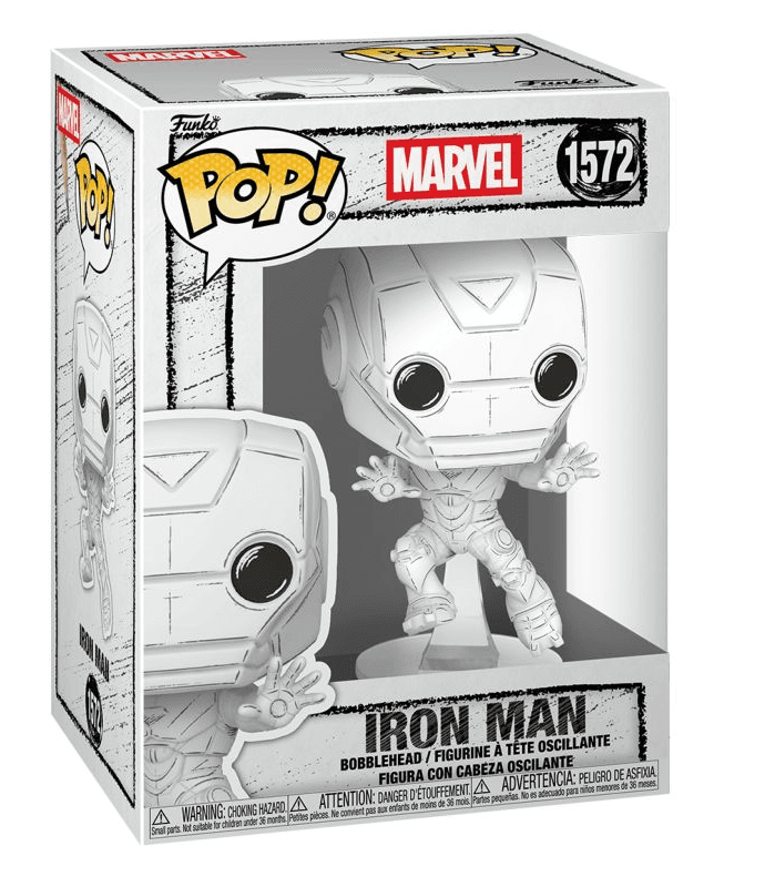 Funko - POP! - Marvel: Sketched - Iron Man Vinyl