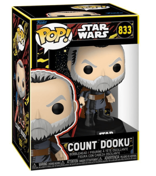 Funko - POP! - Star Wars – Count Dooku (Retro) Vinyl Bobble‑Head Figur ca. 11,5 cm