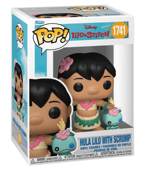 Funko - POP! - Lilo & Stitch – Hula Lilo with Scrump Vinyl