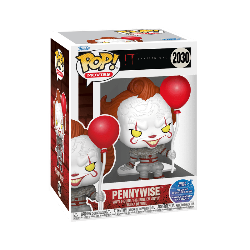Funko - POP! - IT - Pop! Pennywise with Balloon (Shelf Sitter) Vinyl