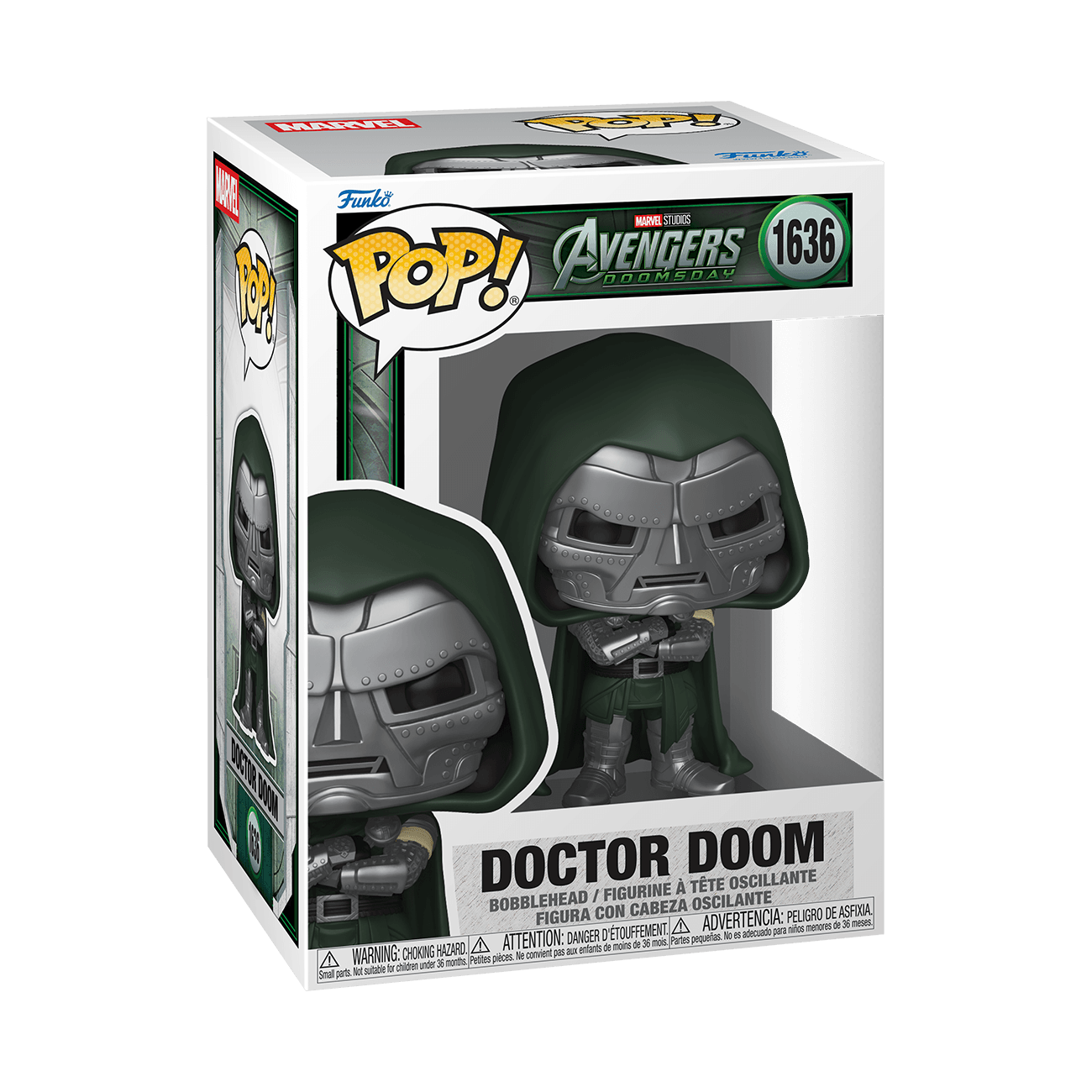 Funko POP! Marvel Avengers: Doomsday Doctor Doom Nr. 1636 Vinylfigur ca. 10,9 cm