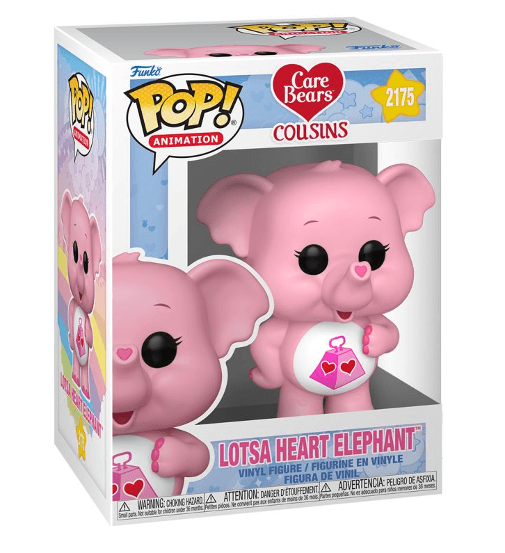 Funko - POP! - Care Bear Cousins - Lotsa Heart Elephant Vinyl