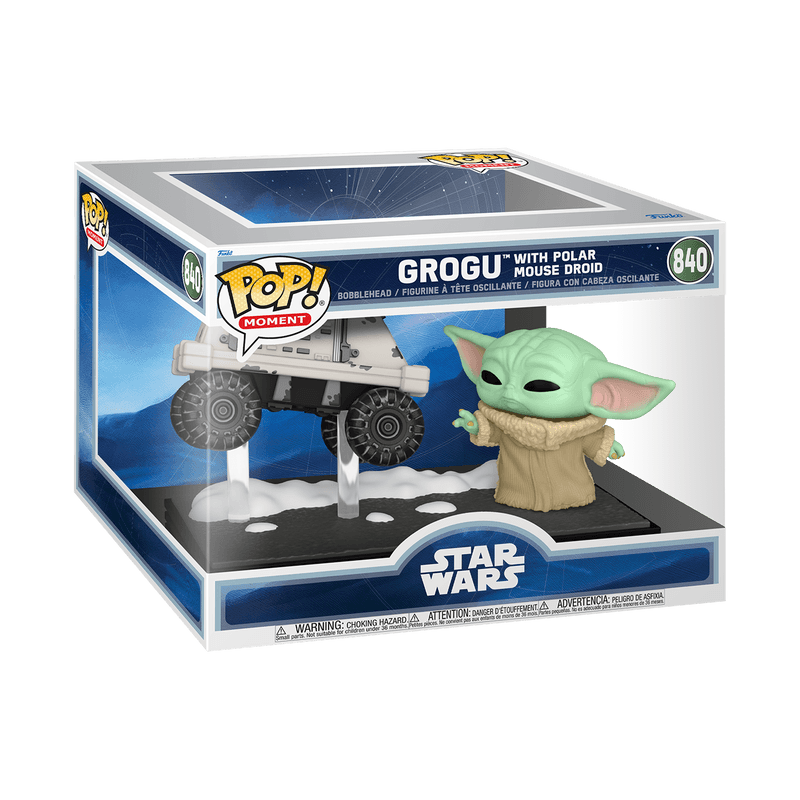 Funko - POP! - Star Wars - Moment Grogu with Polar Mouse Droid Vinyl