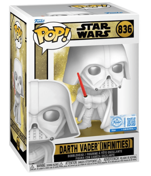 Funko - POP! - Star Wars POP! Vinyl – Darth Vader (Infinities) Bobble‑Head Sammelfigur ca. 11cm
