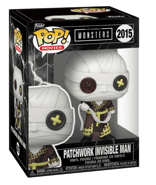 Funko - POP! - Universal Monsters – Invisible Man Patchwork Vinyl