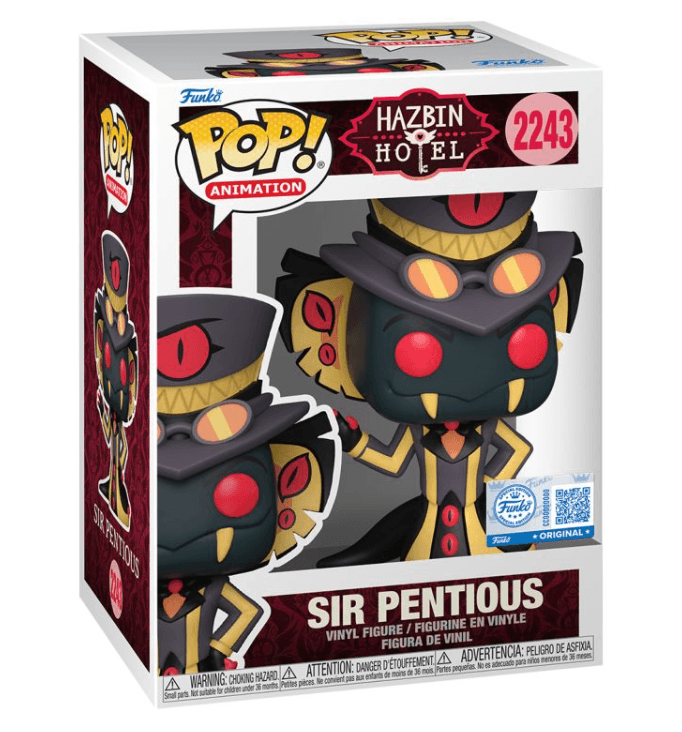 Funko - POP! - Hazbin Hotel - Sir Pentious (with chase) Vinyl!
