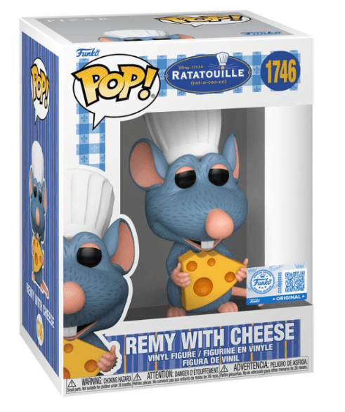 Funko - POP! - Disney Pixar Ratatouille POP! – Remy with Cheese Vinyl Sammelfigur ca. 10 cm