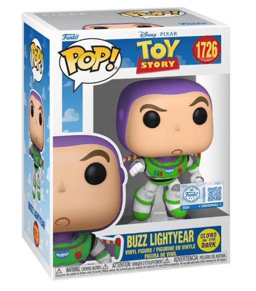 Funko - POP! - Toy Story – Buzz (Flying) Glow Vinyl