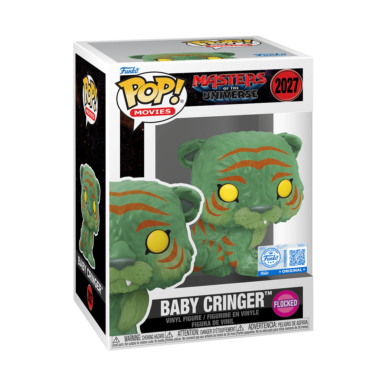 Funko - POP! - Baby Cringer (Live Action) Flocked Exclusive – Masters of the Universe Sammelfigur