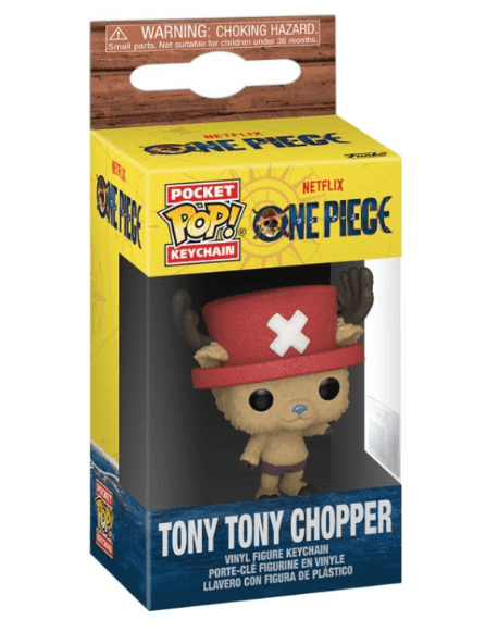 Funko - POP! - One Piece Netflix POP! Keychain – Chopper Sammel‑Schlüsselanhänger