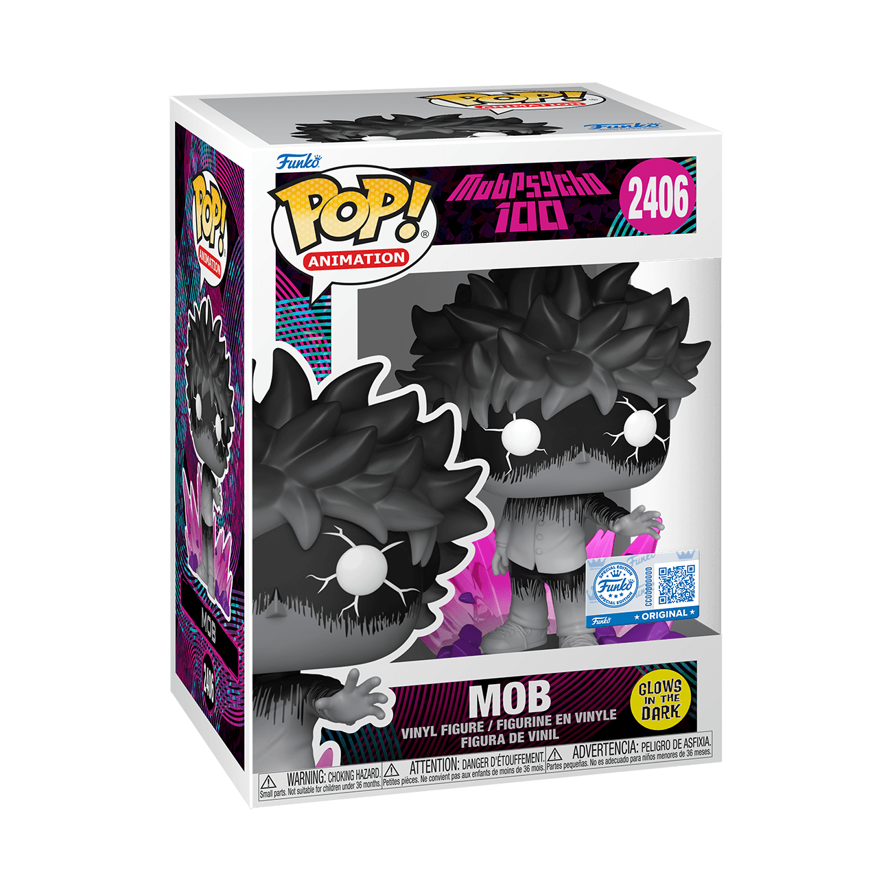 Funko POP! Mob Psycho 100 Mob mit Aura Glow