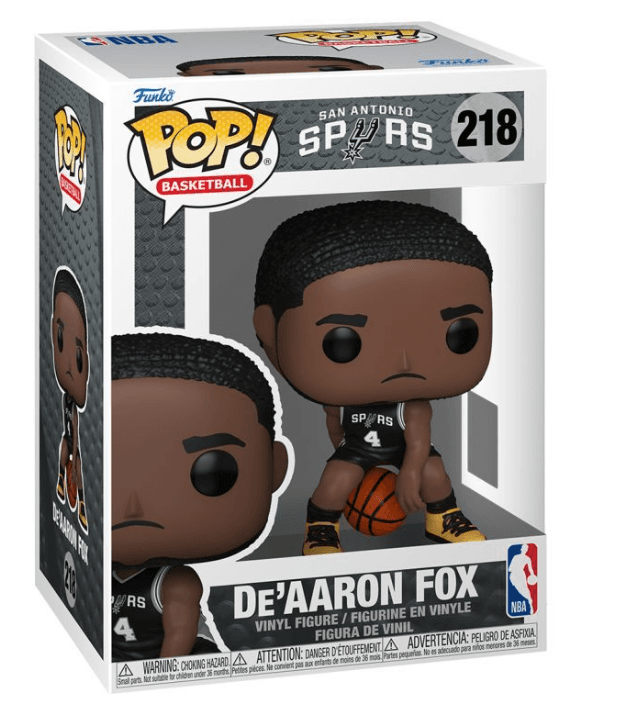 Funko - POP! - NBA San Antonio Spurs De’Aaron Fox – Vinyl Sammelfigur ca. 12,7 cm