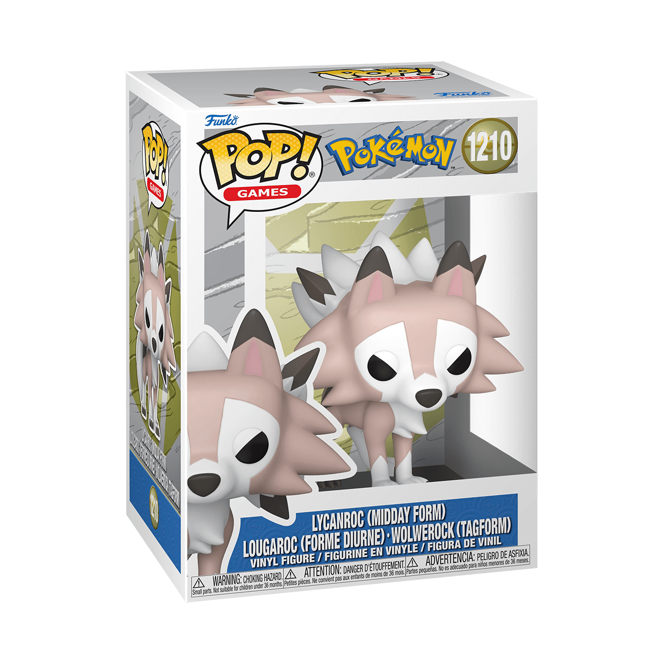 Funko POP! Pokémon – Wolwerock Midday Form #1210 Vinyl-Sammelfigur