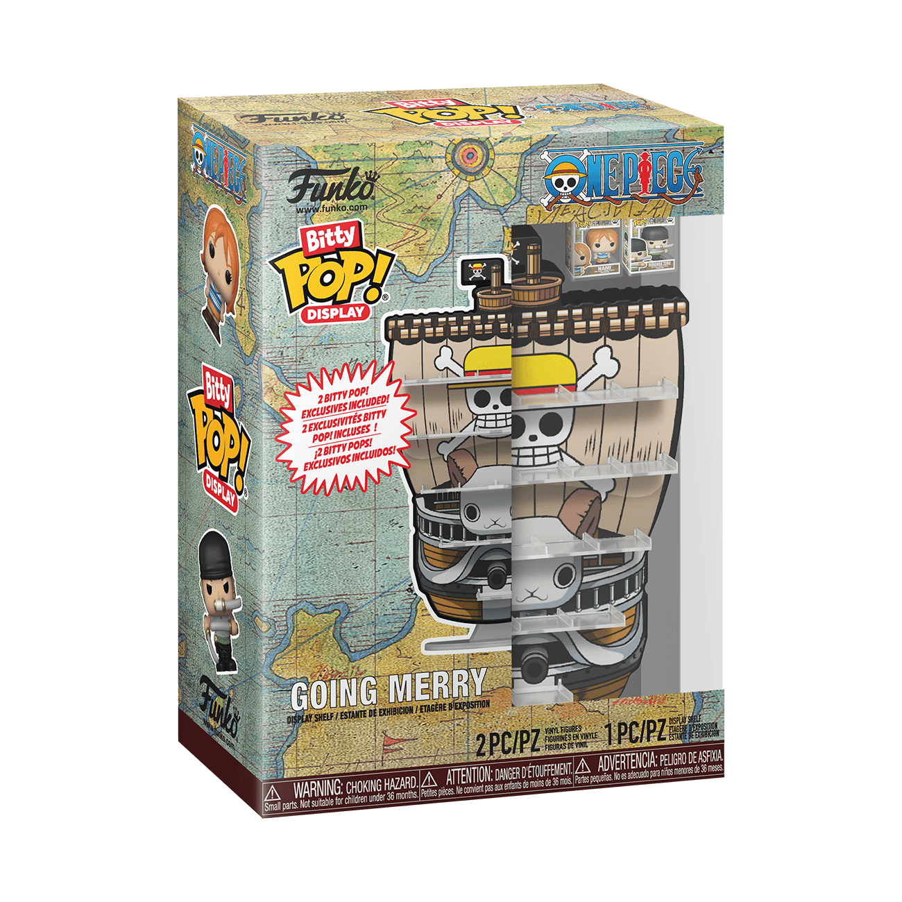 Funko Bitty POP! One Piece Going Merry Display mit Mini-Vinylfiguren