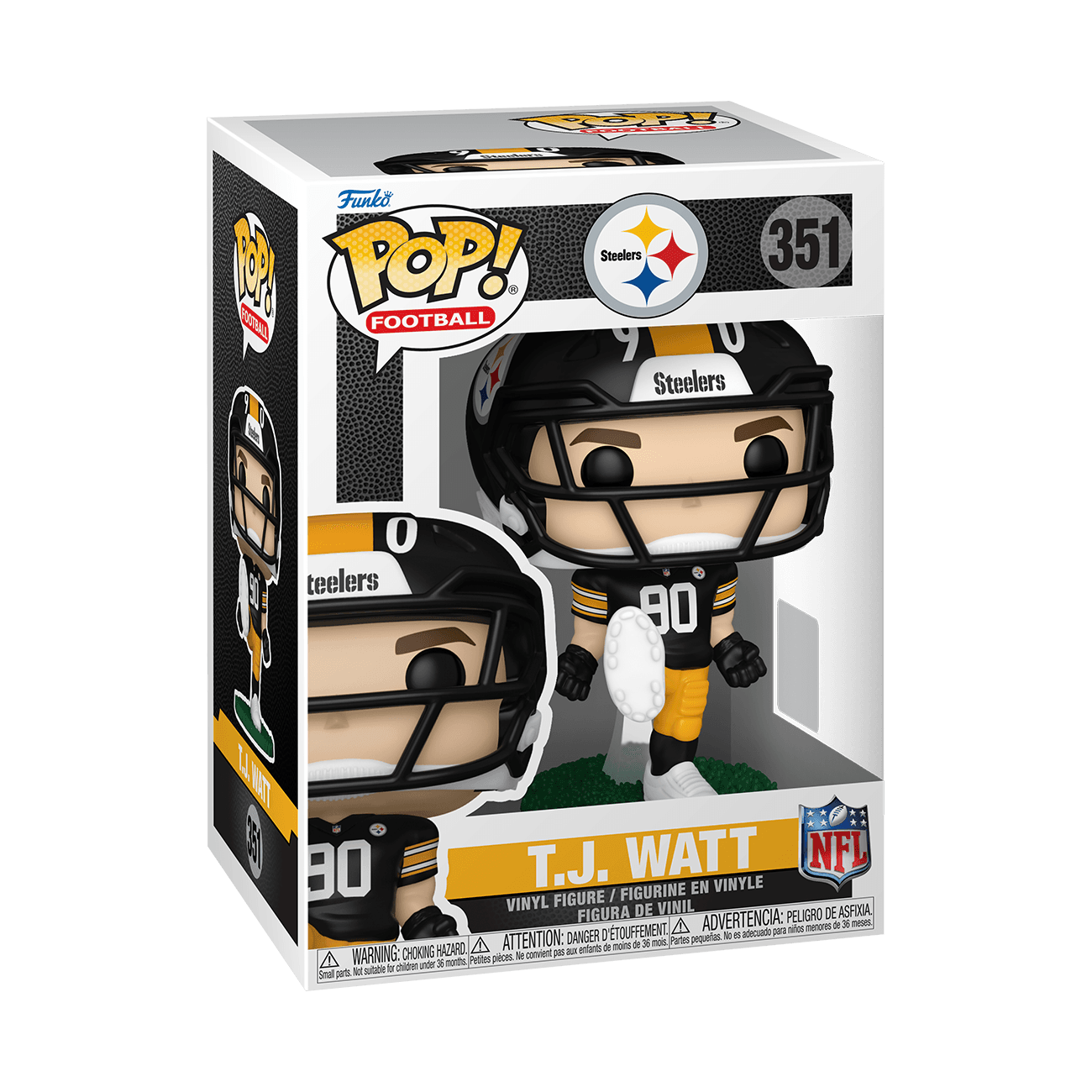 Funko POP! NFL Pittsburgh Steelers T.J. Watt Vinylfigur
