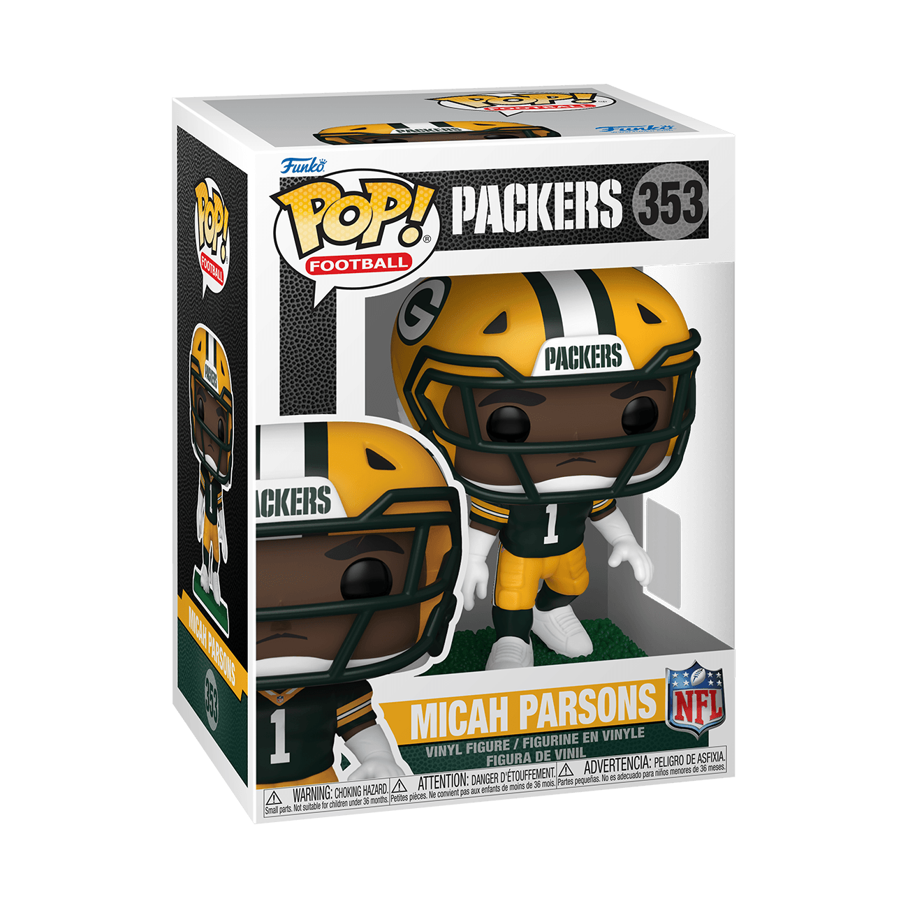 Funko POP! NFL Green Bay Packers Micah Parsons Vinylfigur