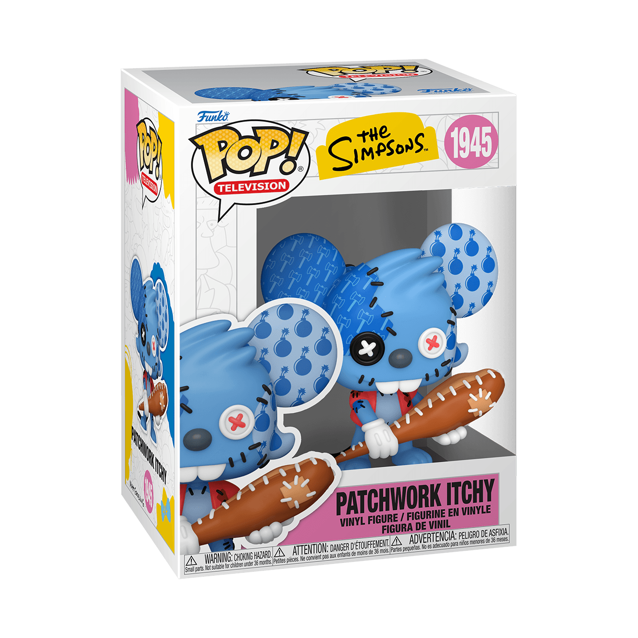 Funko POP! The Simpsons Patchwork Itchy Vinyl-Sammelfigur