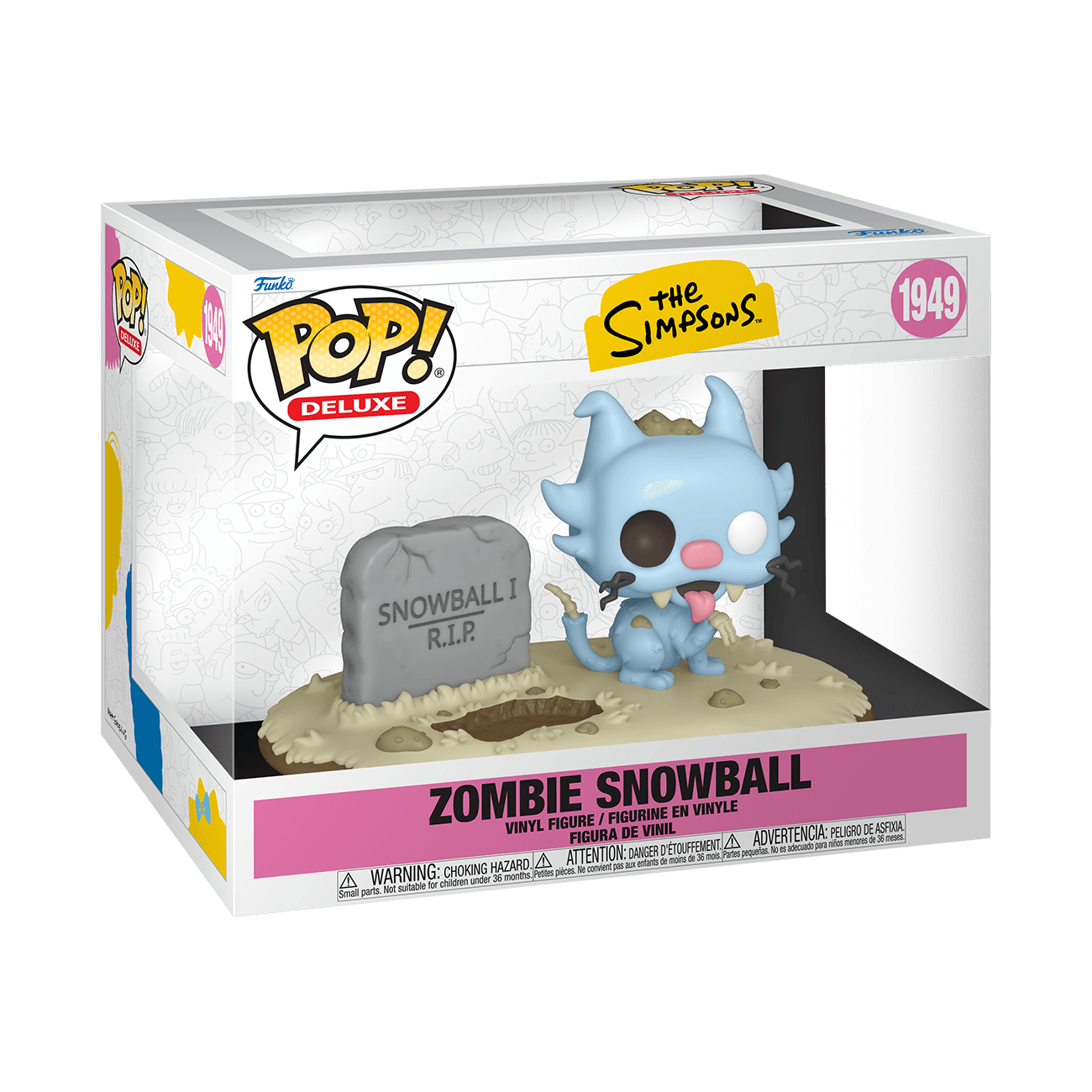 Funko POP! Deluxe The Simpsons Zombie Snowball Vinyl-Sammelfigur