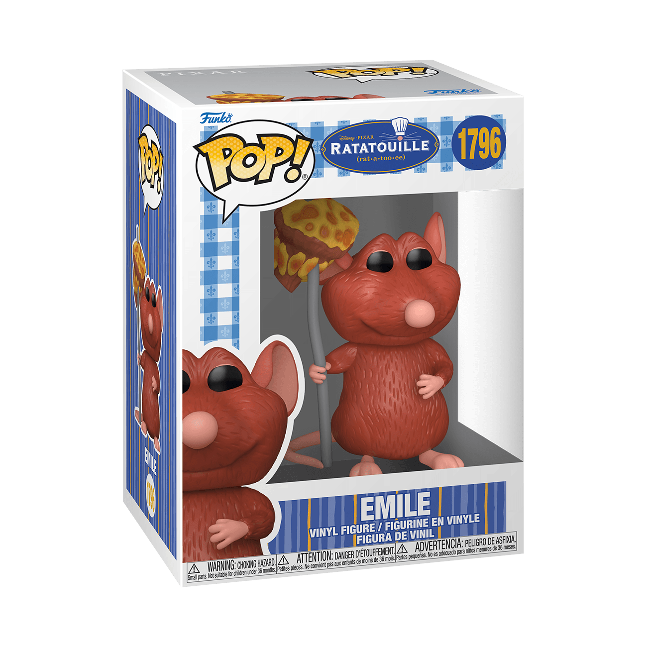 Funko POP! Disney Pixar Ratatouille – Emile, Vinylfigur