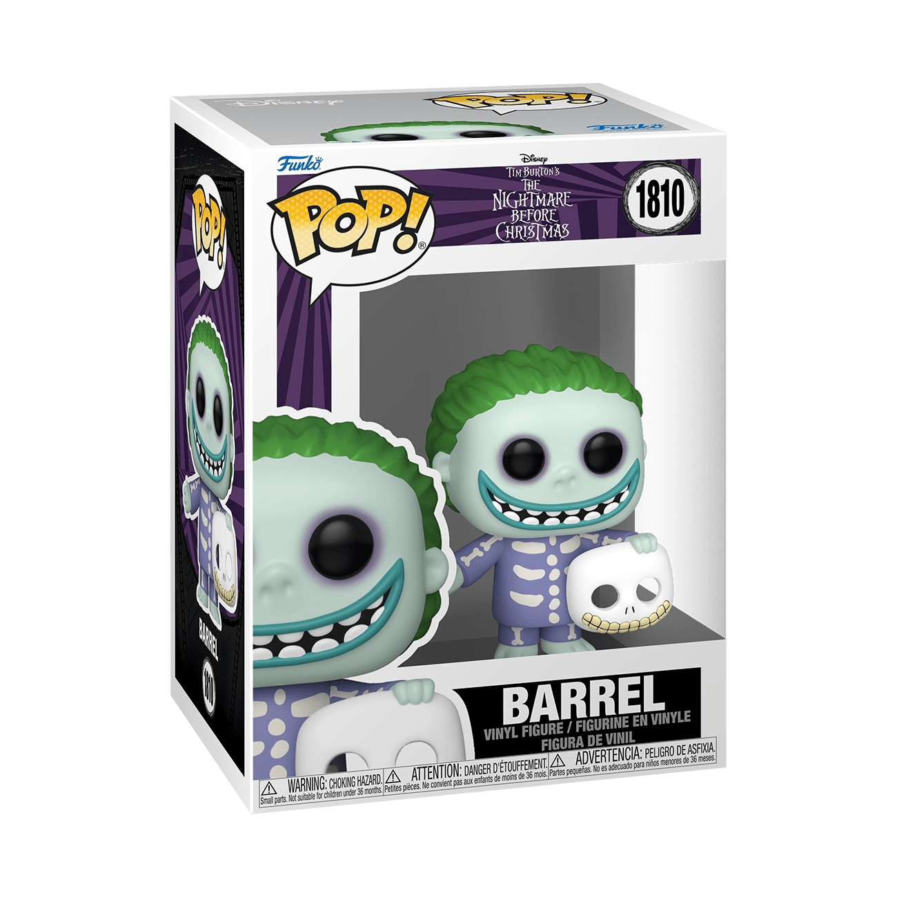 Funko POP! Disney The Nightmare Before Christmas – Barrel #1810 Vinyl-Sammelfigur