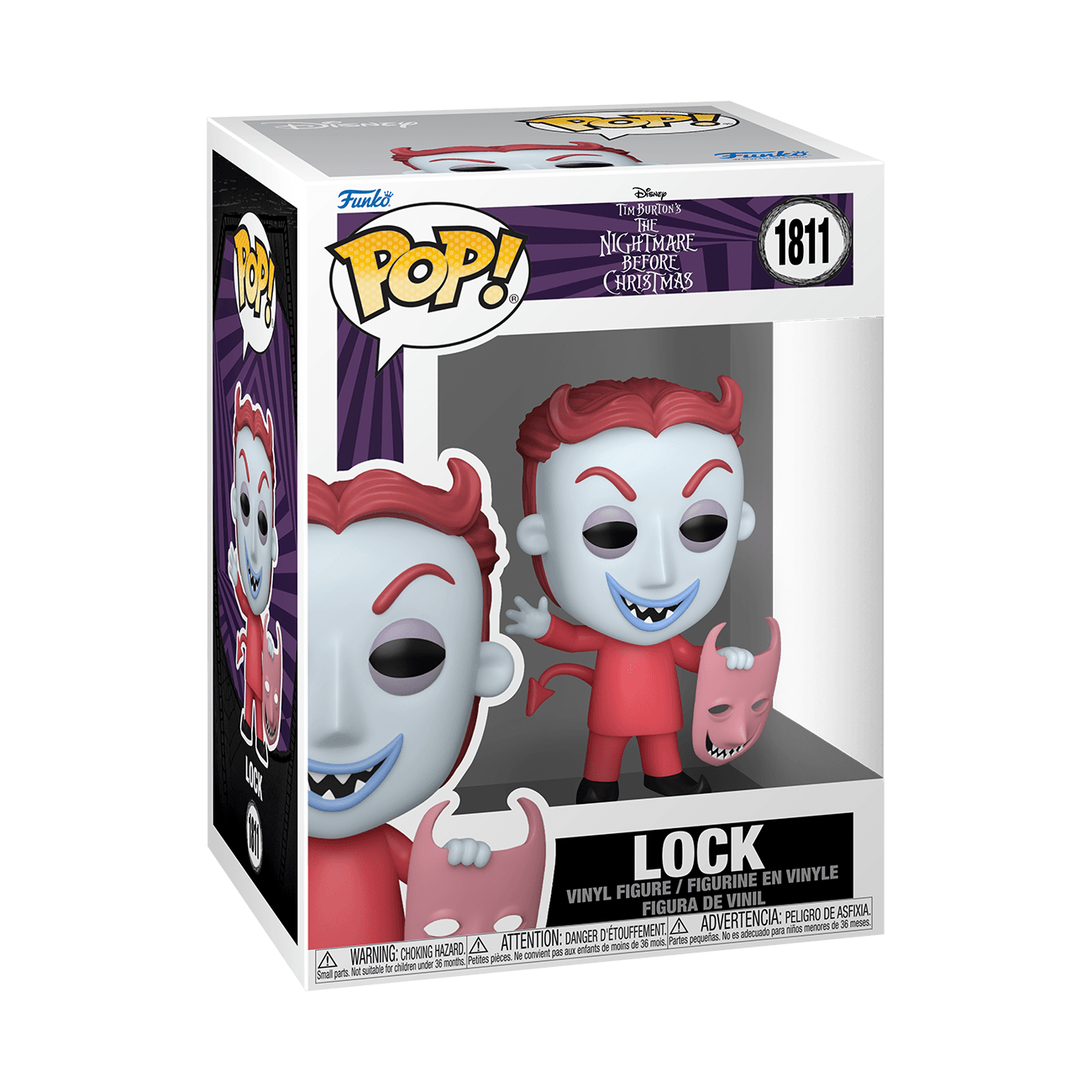 Funko POP! Disney The Nightmare Before Christmas – Lock #1811 Vinyl-Sammelfigur