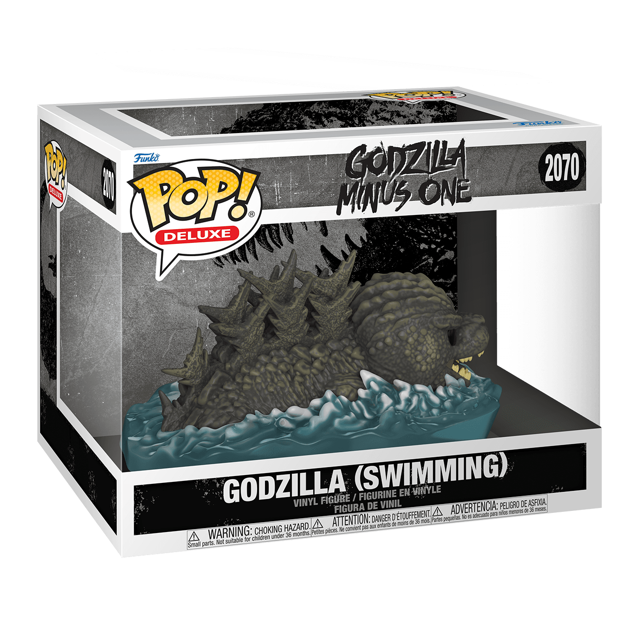 Funko POP! Deluxe Godzilla Minus One Godzilla Swimming #2070 Vinylfigur