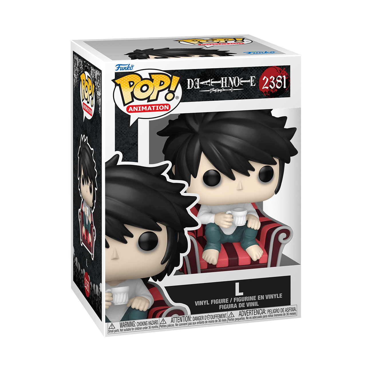 Funko POP! Animation Death Note L 2381 Vinyl-Sammelfigur