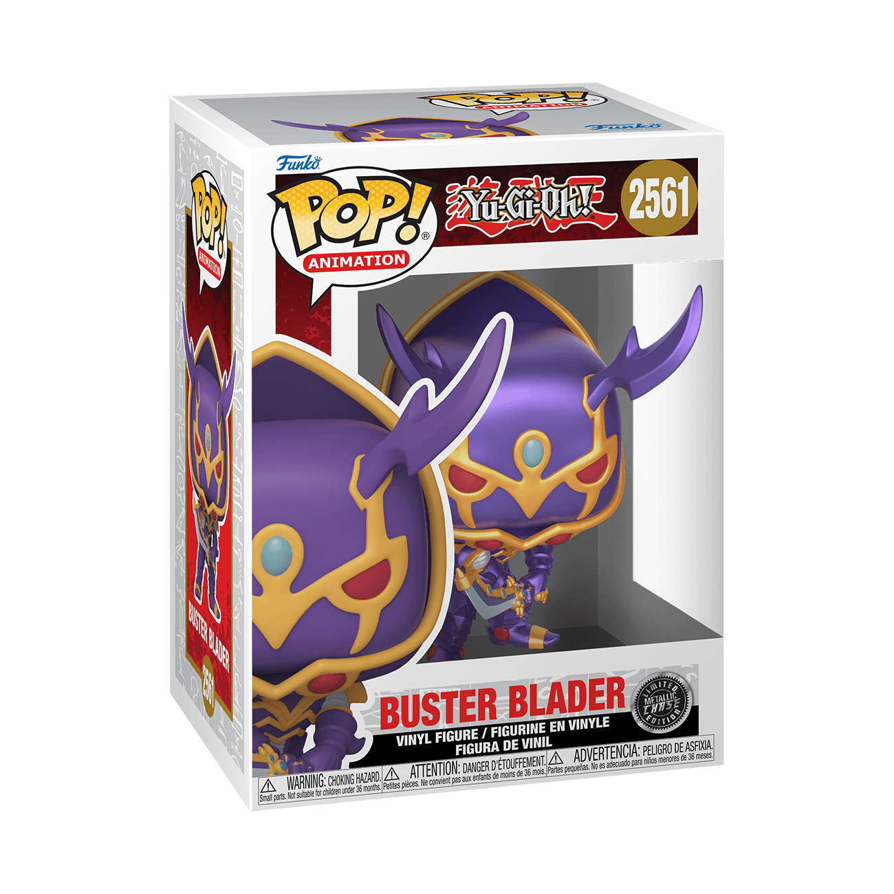 Funko POP! Animation Yu-Gi-Oh! – Buster Blader mit möglicher Chase-Variante, Vinylfigur