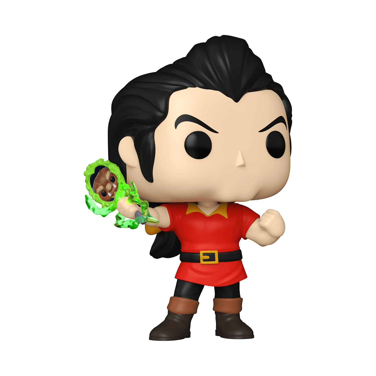 Funko POP! Disney Die Schöne und das Biest – Gaston mit Spiegel, Vinylfigur