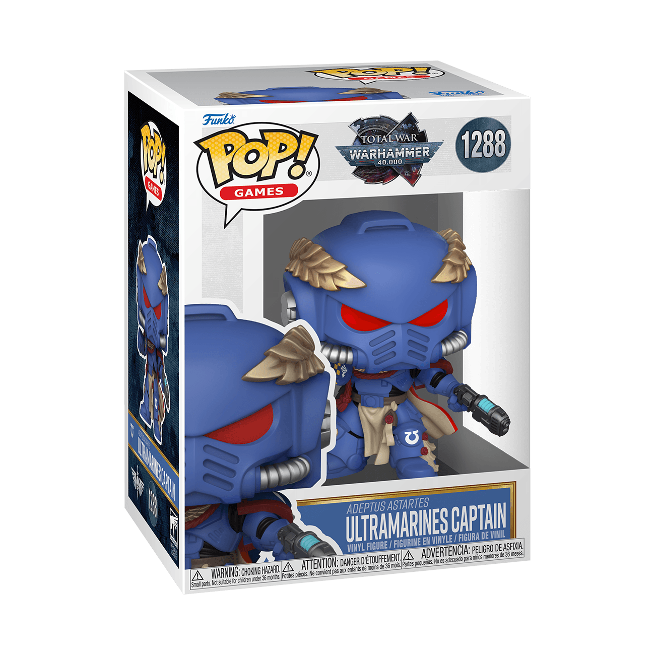 Funko POP! Games Warhammer 40,000 Ultramarines Captain