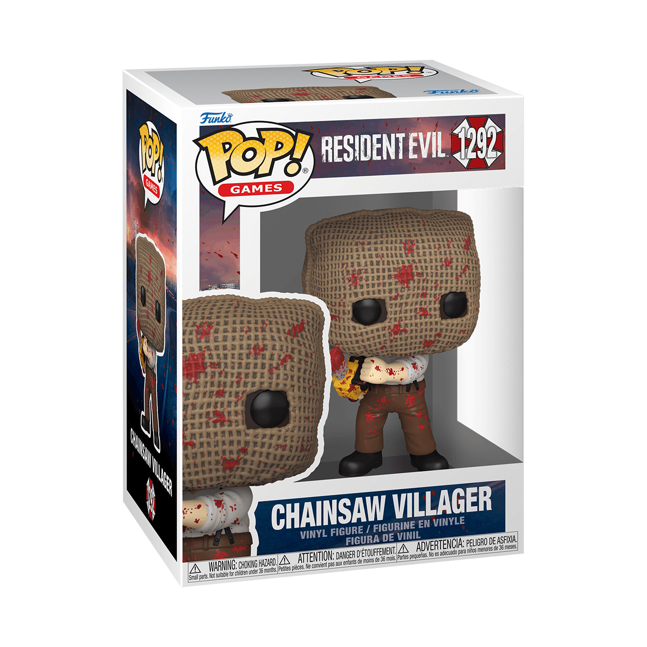 Funko POP! Games Resident Evil Chainsaw Villager #1292 Vinylfigur
