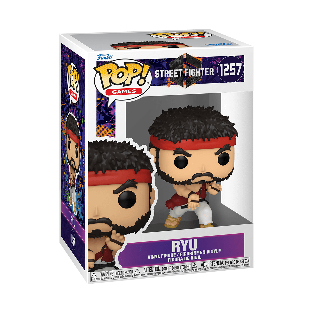 Funko POP! Games Street Fighter 6 Ryu #1257 Vinylfigur