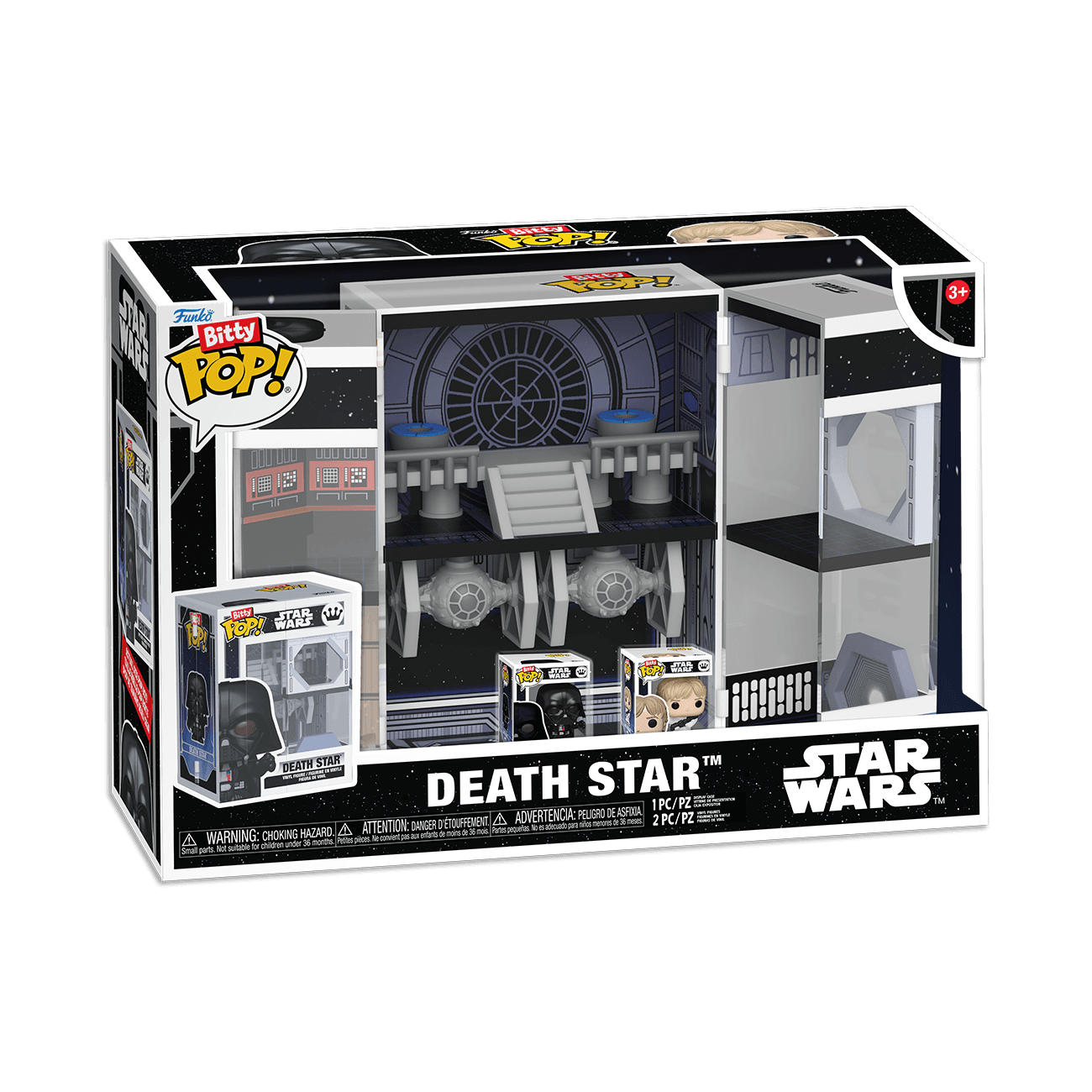 Funko Bitty POP! Bitty Box Star Wars Death Star mit Darth Vader und Luke Skywalker