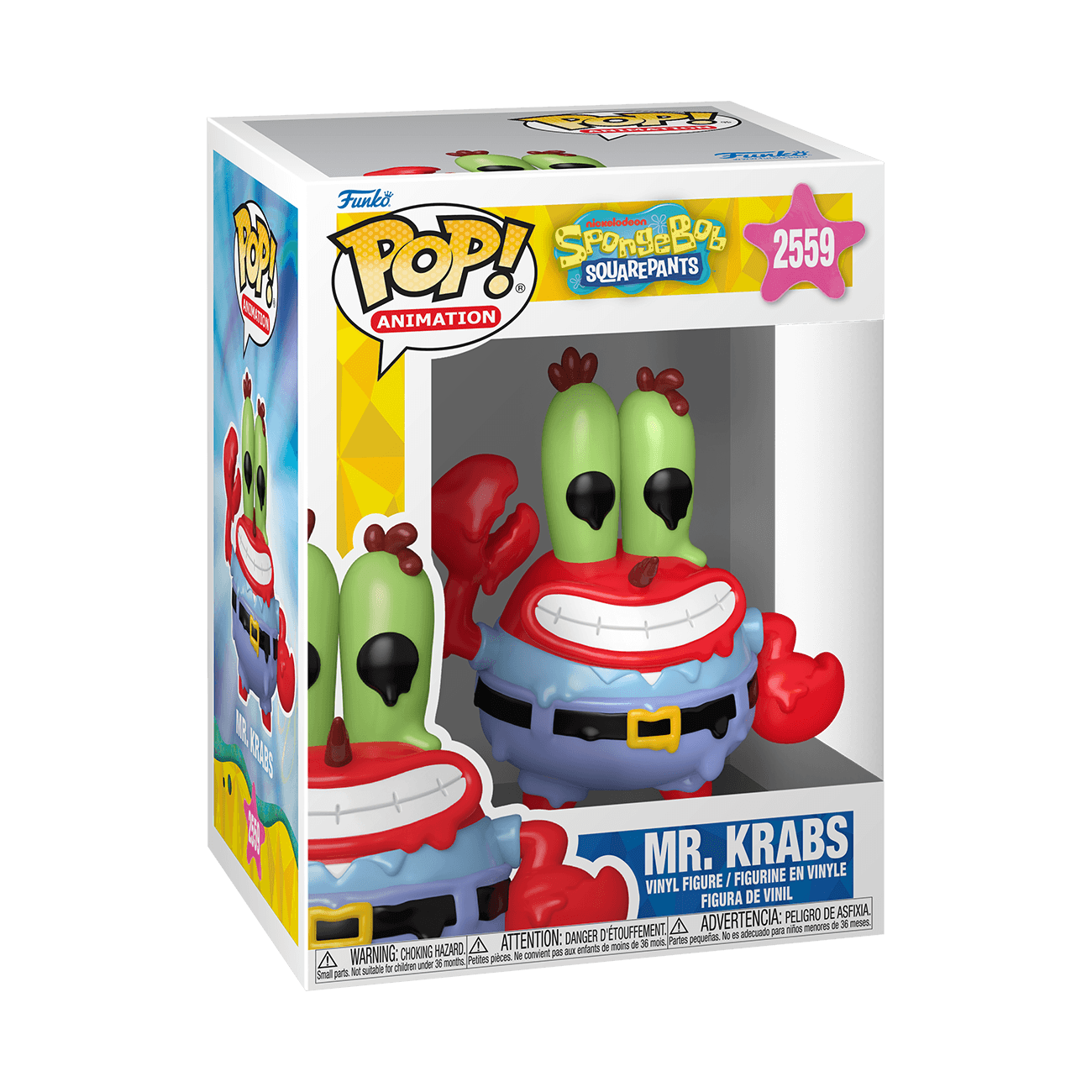 Funko POP! Animation SpongeBob Schwammkopf – Mr. Krabs Schmelz-Look, Vinylfigur