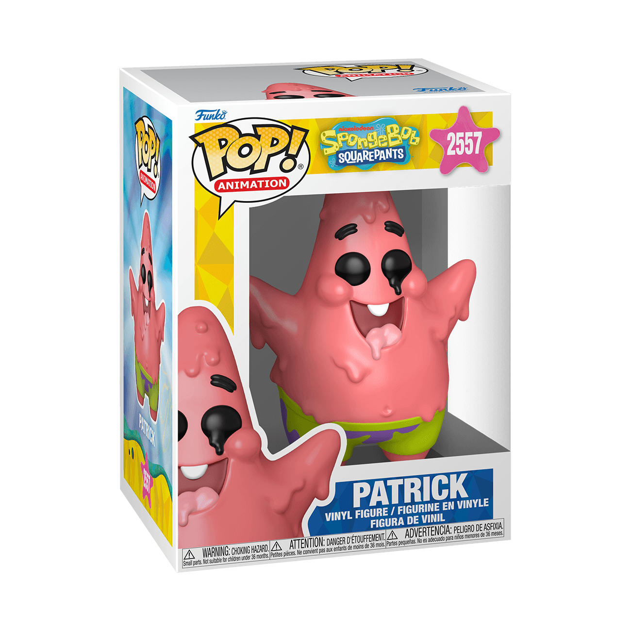 Funko POP! Animation SpongeBob Schwammkopf – Patrick Schmelz-Look, Vinylfigur