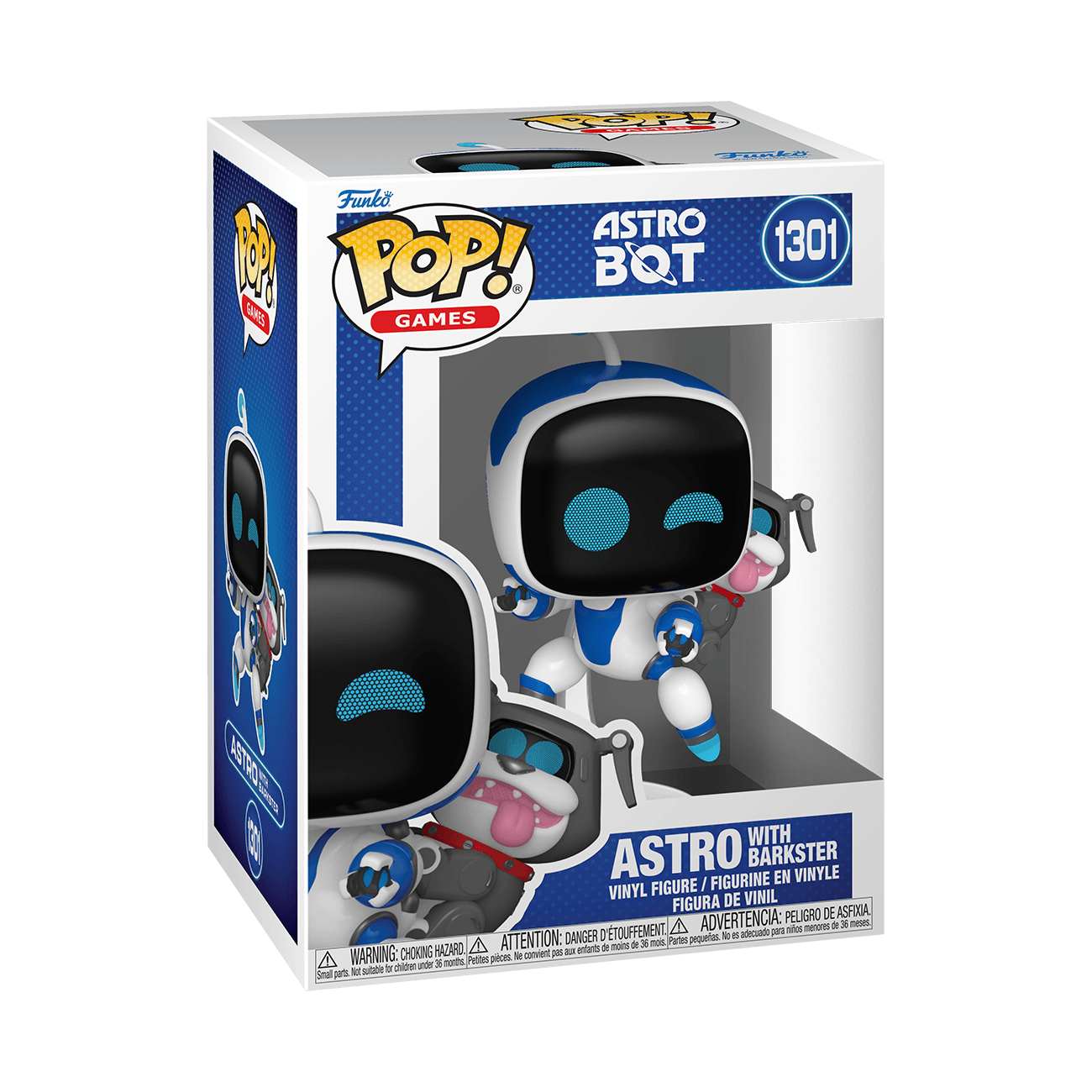 Funko - POP! Games - Astro Bot - Astro mit Barkster Vinylfigur