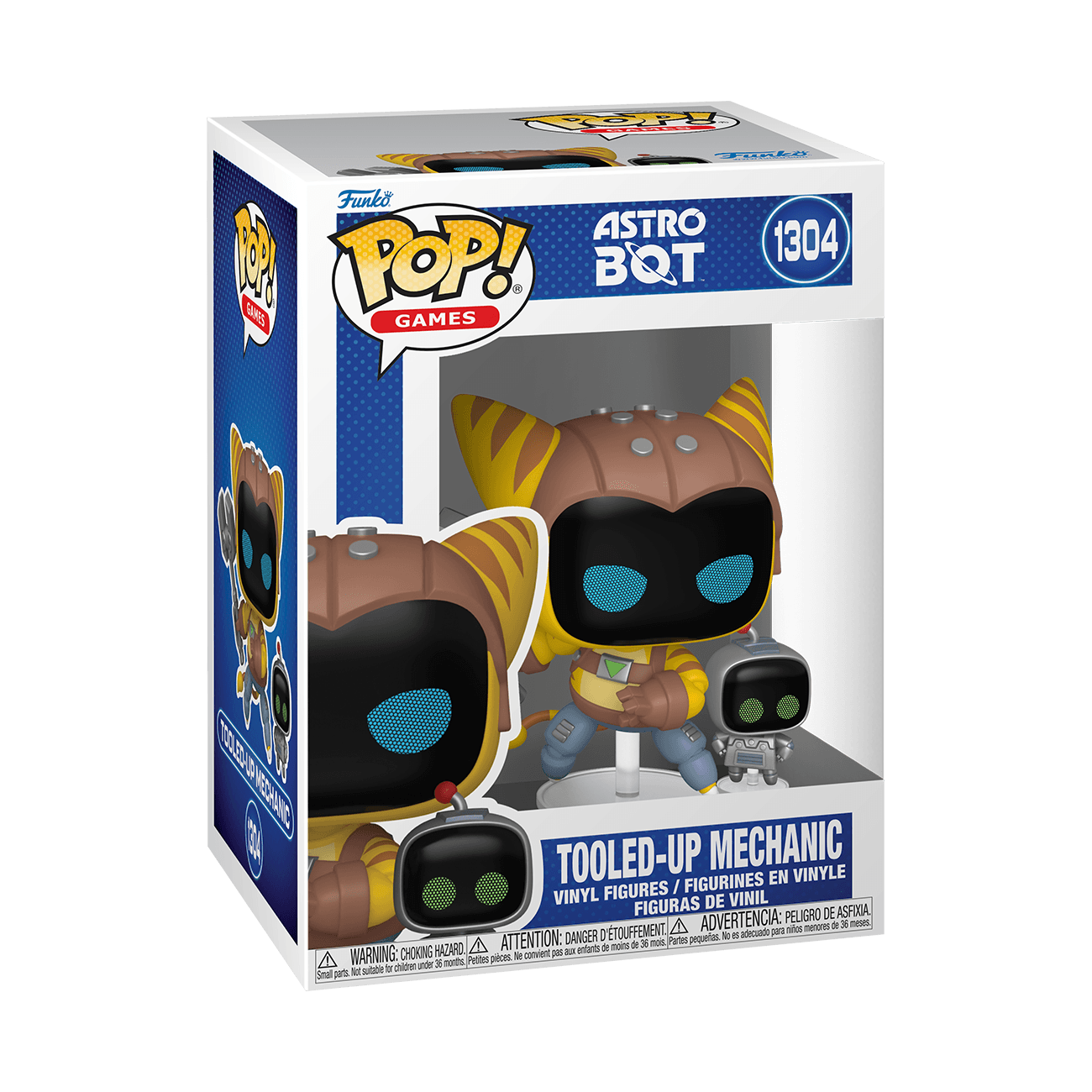 Funko - POP! & Buddy Games - Astro Bot - Tooled-Up Mechanic Vinylfiguren