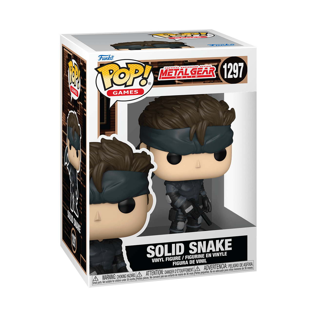 Funko POP! Games Metal Gear Solid Solid Snake Vinyl-Sammelfigur 1297