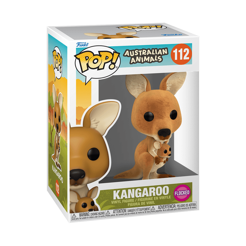 Funko - POP! - Funko, Australian Animals - Kangaroo (Flocked) Vinyl