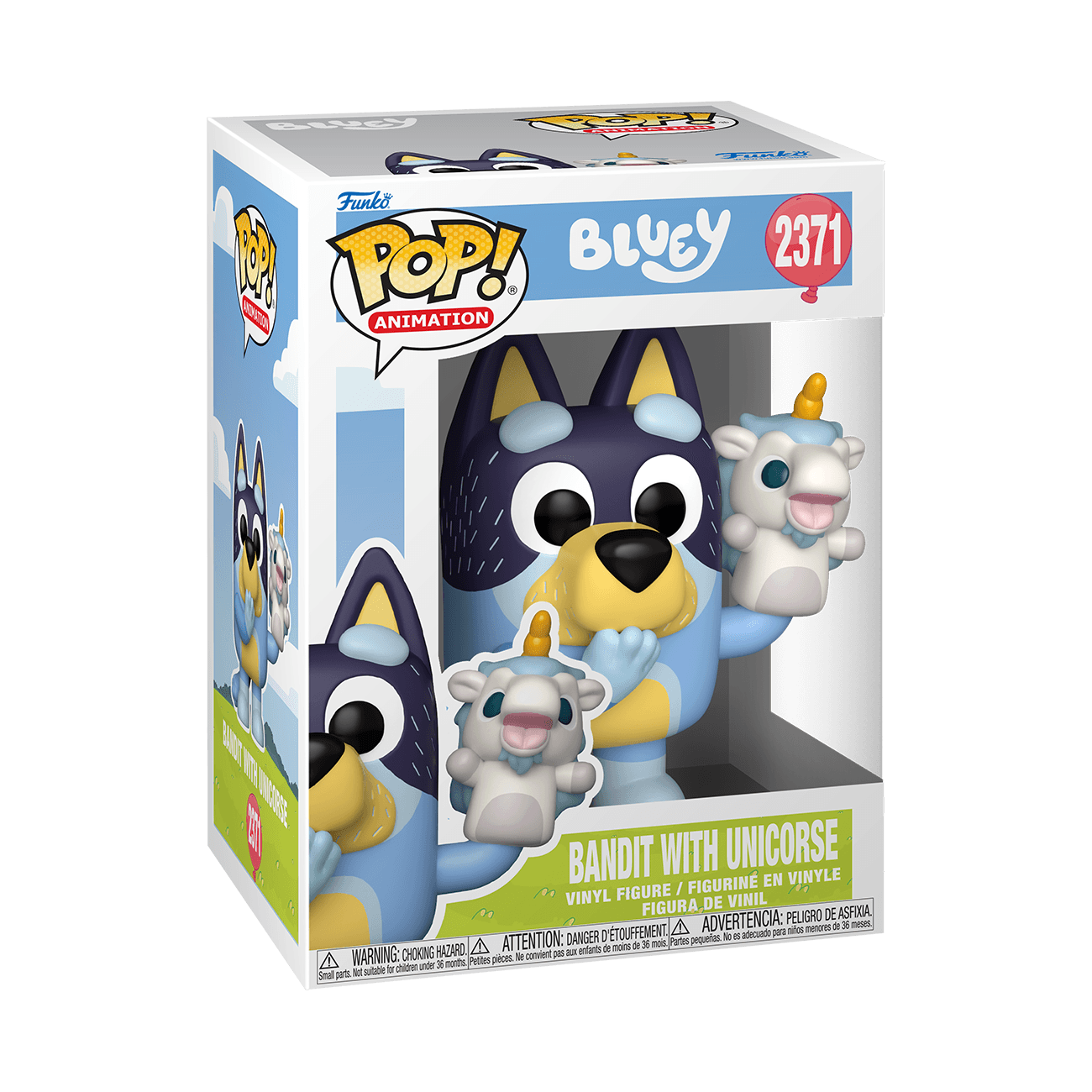 Funko POP! Animation Bluey Bandit with Unicorse #2371 Vinylfigur